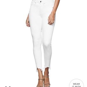 Good legs frayed hem jeans